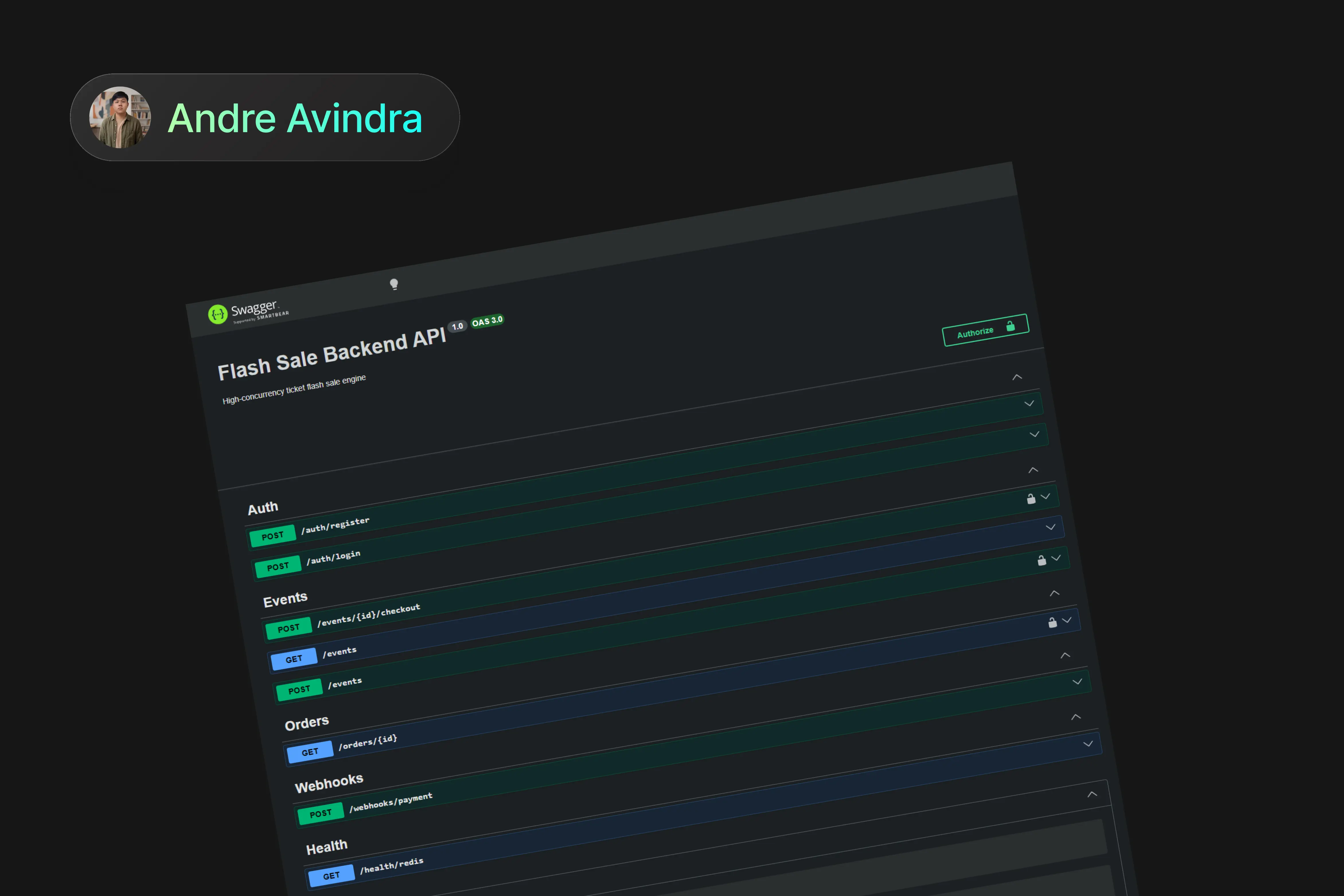 Flash Sale Ticketing Engine Screenshot
